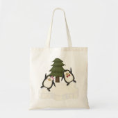 Penguin Kerstmis Tote Bag (Voorkant)