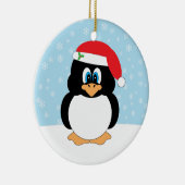 Penguin-kerstversiering Keramisch Ornament (Rechts)