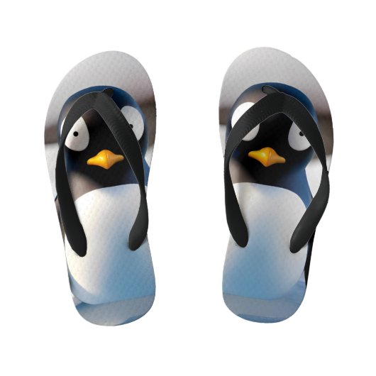 Penguin Kinder Teenslippers (Voetbed)