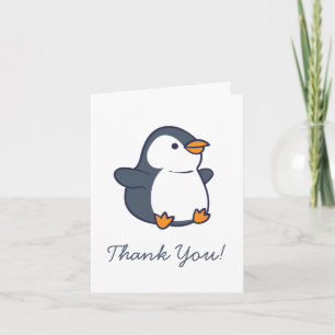 Penguin Kinderen Bedankt Briefkaarten