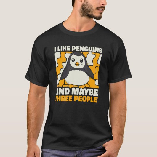 Penguin King Penguin Animal T-shirt (Voorkant)