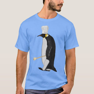 Penguin Kitchen Chef Pet Koken Funny Bird T-shirt
