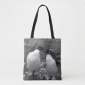 Penguin Kleurensplash Tote Bag (Voorkant)