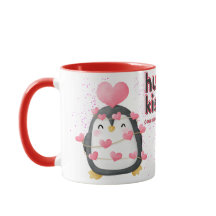 Penguin Knuffel & Kus Koffie Mok