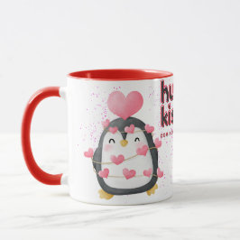 Penguin Knuffel & Kus Koffie Mok