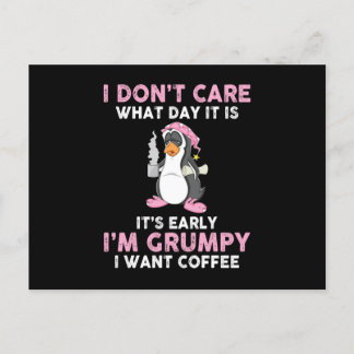 Penguin-koffie Briefkaart