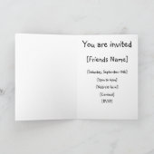 Penguin Kom naar mijn verjaardagsfeestje - Geperso (Binnen)