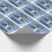 Penguin Leuke Dier Grappige Verjaardag Cadeaupapier (Hoek)