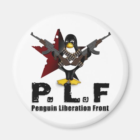 Penguin Liberation Front Magneet (Voorkant)