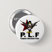 Penguin Liberation Front Ronde Button 5,7 Cm (Voorkant /achterkant)