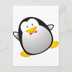 Penguin linux afbeelding tux briefkaart