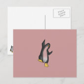 penguin linux tux afbeelding briefkaart (Voorkant / Achterkant)