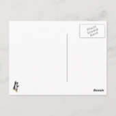 penguin linux tux afbeelding briefkaart (Achterkant)