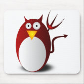 Penguin Linux Tux Ubuntu Devil Trident Lucifer Muismat (Voorkant)