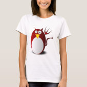 Penguin Linux Tux Ubuntu Devil Trident Lucifer T-shirt (Voorkant)