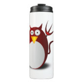Penguin Linux Tux Ubuntu Devil Trident Lucifer Thermosbeker (Voorkant)
