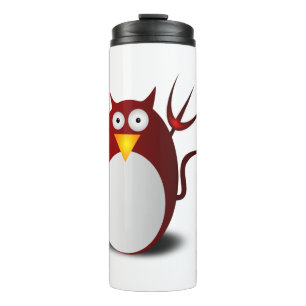 Penguin Linux Tux Ubuntu Devil Trident Lucifer Thermosbeker