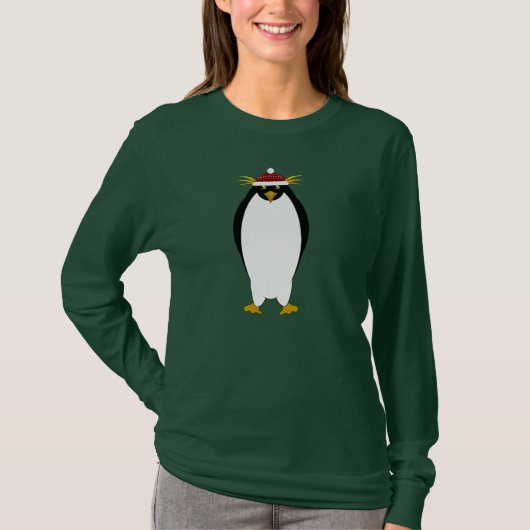 Penguin Long Hoeve Tshirt (Voorkant)