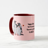 Penguin Love 25th Jubileum Mok (Voorkant links)