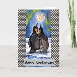 Penguin Love Aurora Jubileum Kaart personaliseren
