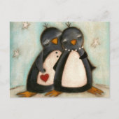 Penguin Love - Briefkaart (Voorkant)