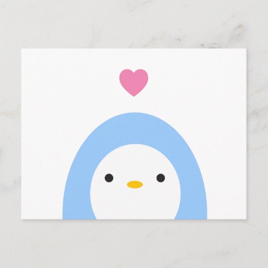 Penguin Love Briefkaart (Voorkant)
