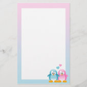 Penguin Love Briefpapier (Voorkant)