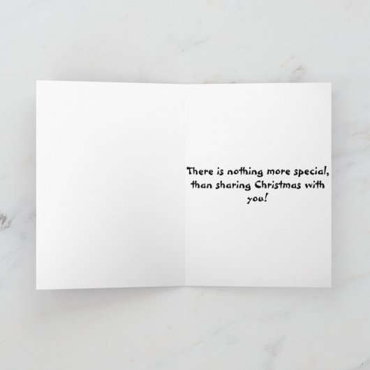 Penguin Love Christmas Kaart (Binnen)