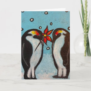 Penguin Love Christmas Kaart
