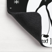 Penguin Love Couple Mousepad Muismat (Hoek)