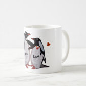 Penguin Love Couple Mugs Koffiemok (Voorkant rechts)