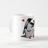 Penguin Love Couple Mugs Koffiemok (Voorkant links)