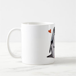 Penguin Love Couple Mugs Koffiemok