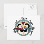 Penguin Love Holiday Tshirts and Gifts Feestdagenkaart (Voorkant / Achterkant)