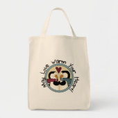 Penguin Love Holiday Tshirts and Gifts Tote Bag (Voorkant)