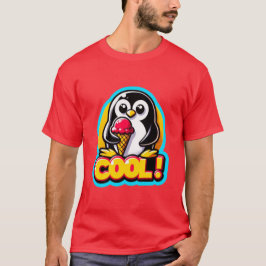 PENGUIN LOVE ICE CREAM 4 T-SHIRT
