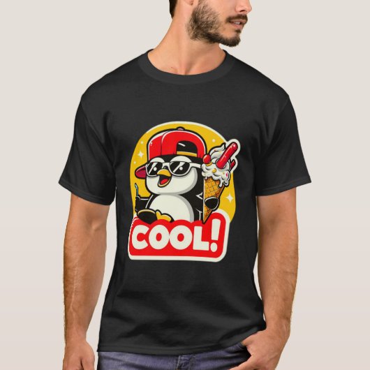 PENGUIN LOVE ICE CREAM 6 T-SHIRT (Voorkant)