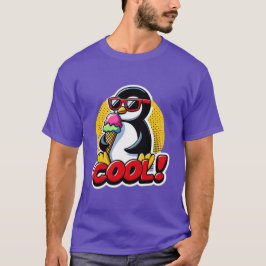 PENGUIN LOVE ICE CREAM 9 T-SHIRT