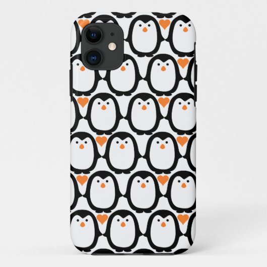 Penguin Love iPhone 5 Hoesje-Mate Case-Mate iPhone Case (Achterkant)