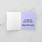 Penguin Love Jubileum Kaart (Binnen)