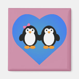 Penguin Love Magneet
