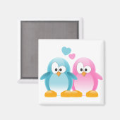 Penguin Love Magneet (Voorkant / Achterkant)