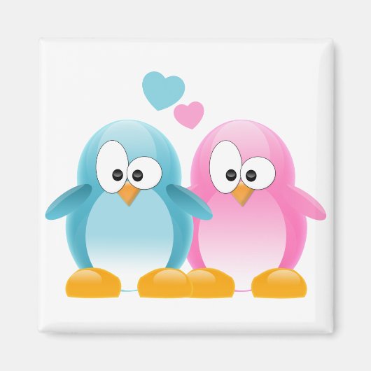 Penguin Love Magneet (Voorkant)