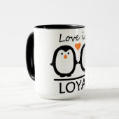 Penguin Love Mok (Voorkant links)