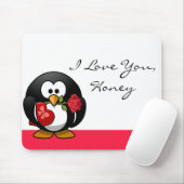 Penguin Love Mousepad Muismat (Met muis)