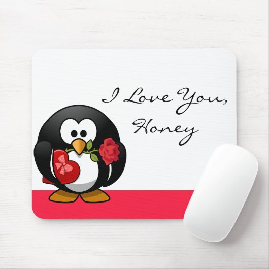 Penguin Love Mousepad Muismat (Met muis)