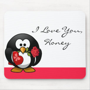 Penguin Love Mousepad Muismat
