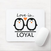 Penguin Love Muismat (Met muis)