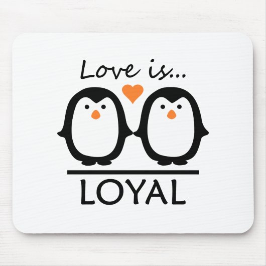 Penguin Love Muismat (Voorkant)