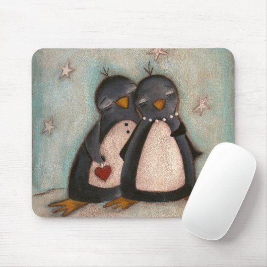 Penguin Love - Muismat (Met muis)